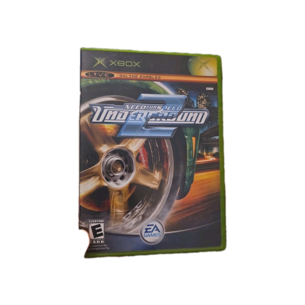 Need for Speed Underground 2 Microsoft Xbox CIB Complete In Box w/ Manual
